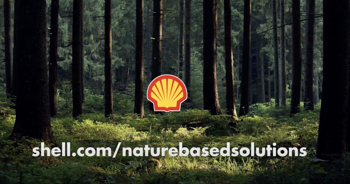 *An example of Shell’s ambiguous advertising that plays on our connotations around ‘nature’, suggesting their activity enhances rather than destroys the environment.*