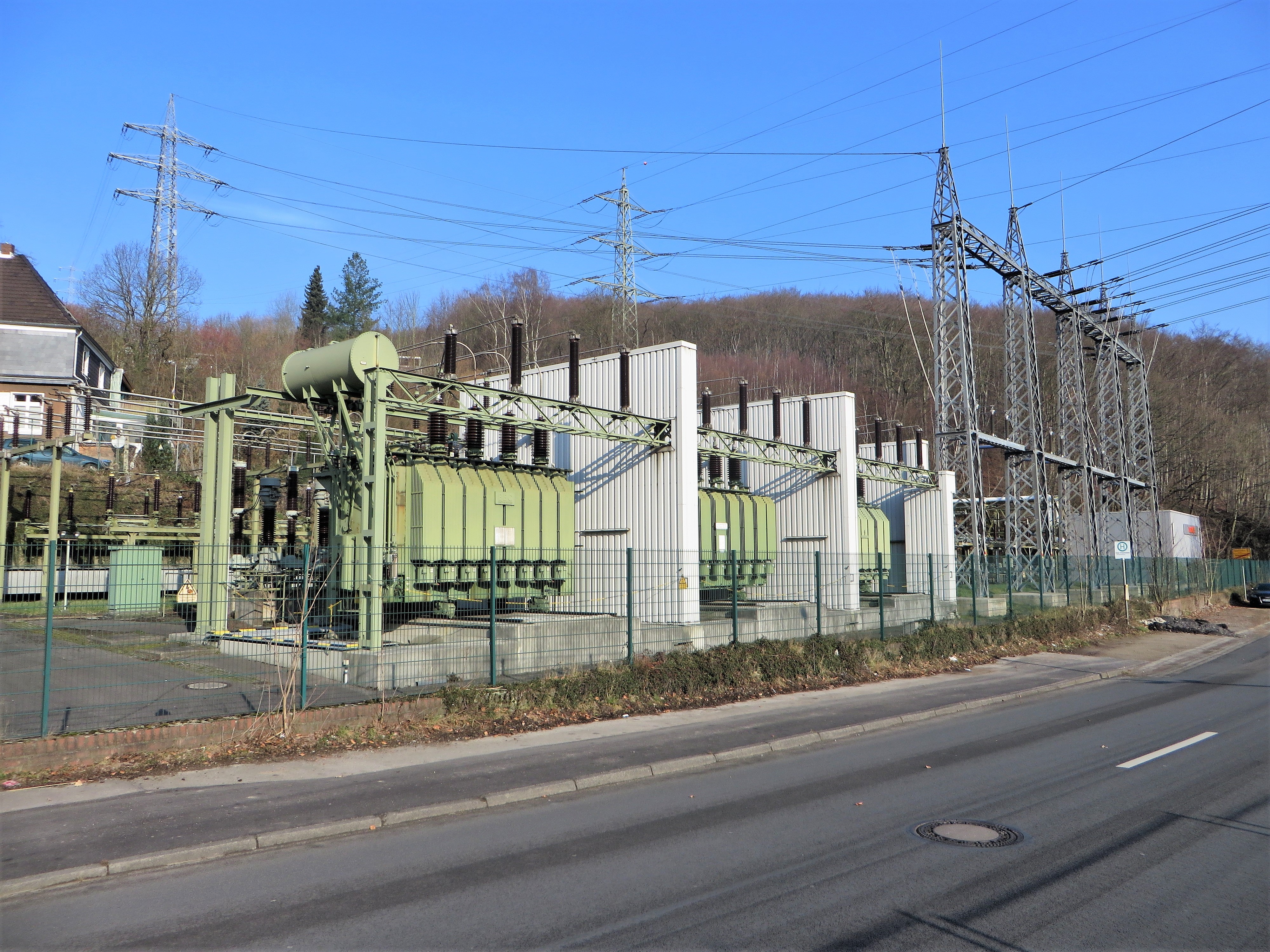 Mark-E Umspannwerk Oege 110 kV Umspannwerk in Hagen, Nordrhein-Westfalen