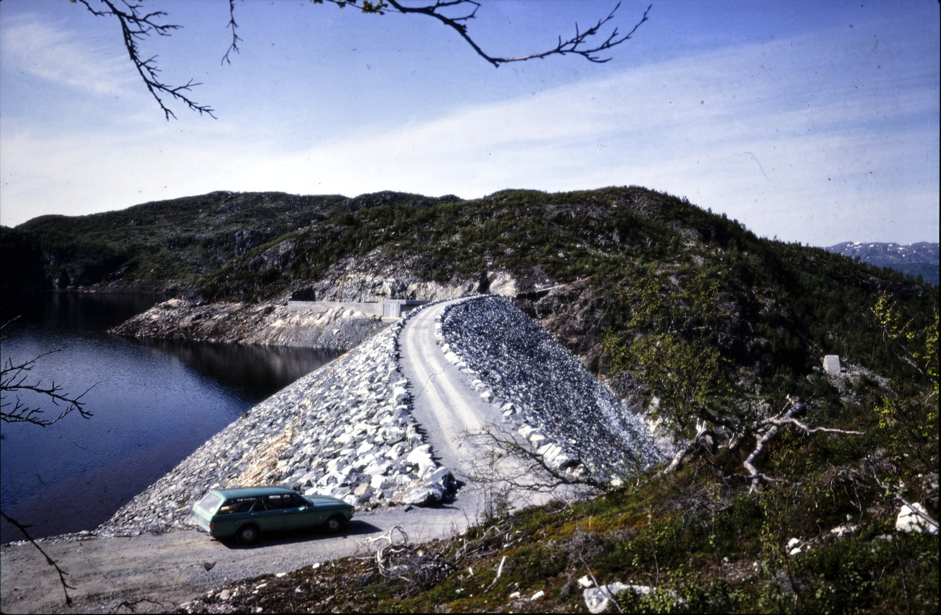Tokke vandkraftanlæg i Telemark, Norge, en stor leverandør af dansk-importeret vedvarende energi