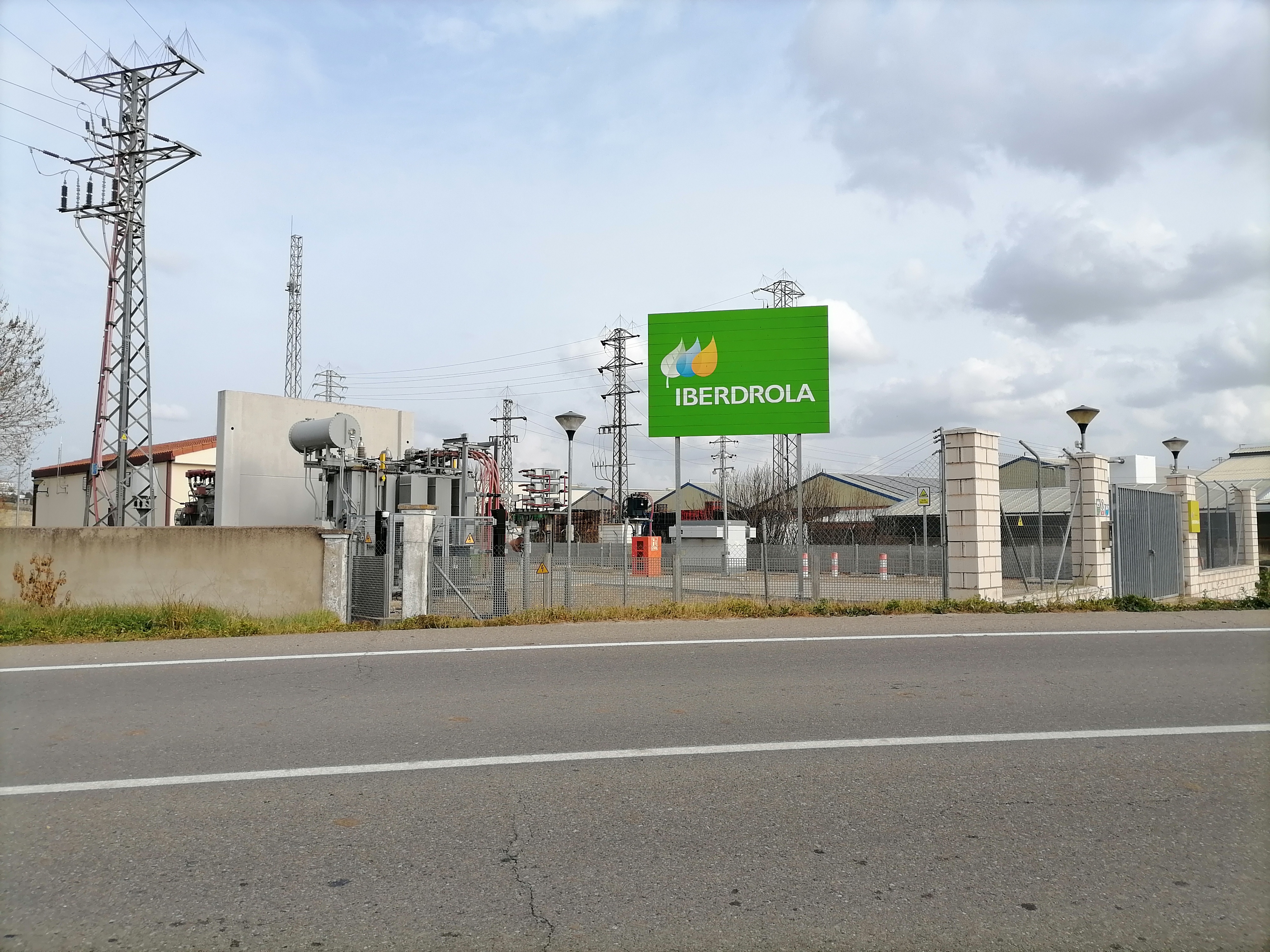 Subestação elétrica STR-Coria em Cáceres, Espanha